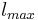 \textstyle l_{max}