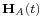 \scriptstyle{\mathbf{H}_A(t)}