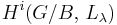 H^i( G/B, \, L_\lambda )