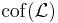 {\rm cof}({\mathcal L})