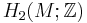 H_2(M;\mathbb{Z})