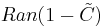 Ran ( 1 - \tilde{C} )