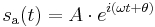 
s_\mathrm{a}(t) = A\cdot e^{i (\omega t %2B\theta)}
\,