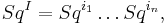 Sq^I = Sq^{i_1} \ldots Sq^{i_n},