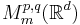  M^{p,q}_m(\mathbb{R}^d) 