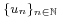 \scriptstyle\{u_n\}_{n\in\mathbb{N}}