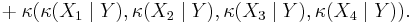 {}%2B\kappa(\kappa(X_1\mid Y),\kappa(X_2\mid Y),\kappa(X_3\mid Y),\kappa(X_4\mid Y)).\,