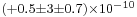 \scriptstyle(%2B0.5\pm3\pm0.7)\times10^{-10}