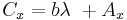 C_x = b\lambda\ %2B A_x