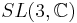 SL(3,\mathbb{C})