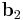 \mathbf{b}_{2}