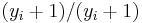 ({y_i}%2B1)/({y_i}%2B1)