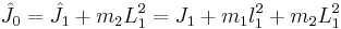 \hat{J_0} = \hat{J}_1 %2Bm_2L_1^2 =  J_1 %2Bm_1l_1^2 %2B m_2L_1^2 