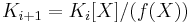 K_{i%2B1}=K_i[X]/(f(X))