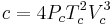 c=4P_cT_c^2V_c^3