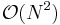 \mathcal O(N^2)