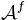  \mathcal{A}^f 