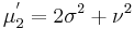 \mu_2^'= 2\sigma^2%2B\nu^2\,