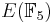 E(\mathbb{F}_5)