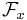 \mathcal{F}_x