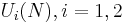 U_i(N),i=1,2