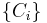 \textstyle \{C_{i}\}