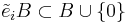 \tilde{e}_i B \subset B \cup \{0\}