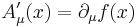 A'_\mu(x) = \partial_\mu f(x)