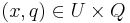 (x,q) \in U \times Q