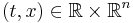 (t,x) \in \mathbb{R}\times\mathbb{R}^n