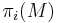 \pi_i(M)