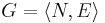 G = \langle N, E \rangle