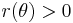 r(\theta)>0