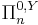 \Pi^{0,Y}_n