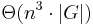 \Theta(n^3 \cdot |G|)