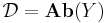 \mathcal{D} = \mathbf{Ab}(Y)