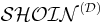 \mathcal{SHOIN}^\mathcal{(D)}