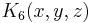 K_6(x,y,z)