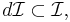 d{\mathcal I}\subset {\mathcal I},