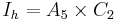 I_h = A_5 \times C_2