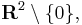 \mathbf{R}^2\setminus\{0\},