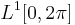 L^1[0,2\pi]