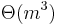 \Theta(m^{3})