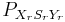 \textstyle P_{X_{r}S_{r}Y_{r}}