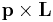 \mathbf{p} \times \mathbf{L}