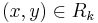 (x,y)\in R_{k}