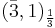 (\bar{3},1)_{\frac{1}{3}}