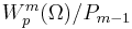 \textstyle W_{p}^{m}(\Omega)/P_{m-1}