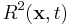 R^2(\mathbf{x},t)