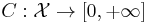 C�: \mathcal{X} \to [0, %2B \infty]